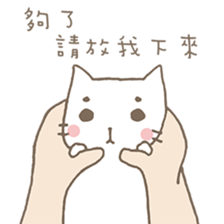 Soft White cats sticker #7376682
