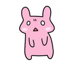 Pink bear and his friends sticker #7376735