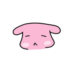 Pink bear and his friends sticker #7376736