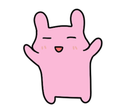 Pink bear and his friends sticker #7376741