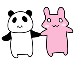 Pink bear and his friends sticker #7376759