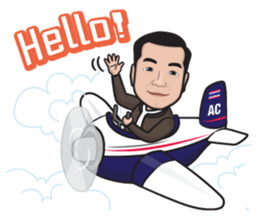 AC the Man sticker #7377213