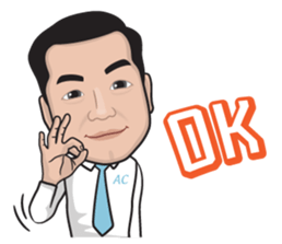 AC the Man sticker #7377224