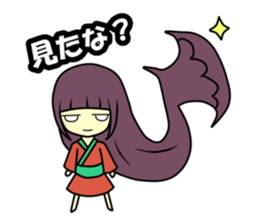 Double mouths girl sticker #7377864