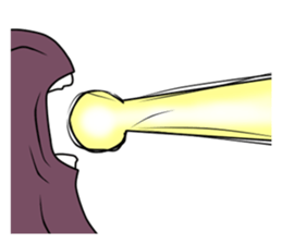 Double mouths girl sticker #7377873