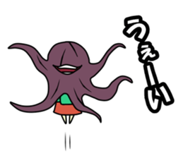 Double mouths girl sticker #7377889