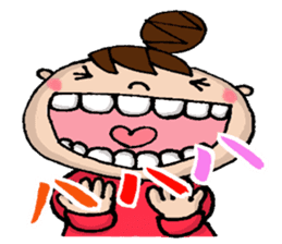 Sticker of Odango U-ko say puns sticker #7378030
