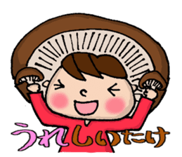 Sticker of Odango U-ko say puns sticker #7378032