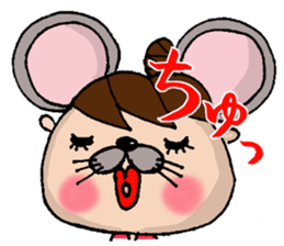 Sticker of Odango U-ko say puns sticker #7378039