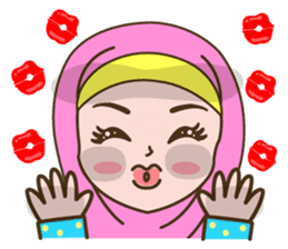 Hijab Girl 2 sticker #7378456