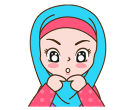 Hijab Girl 2 sticker #7378471