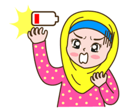 Hijab Girl 2 sticker #7378486