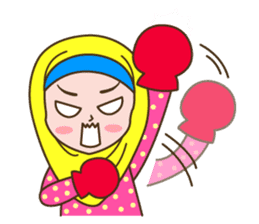 Hijab Girl 2 sticker #7378489