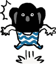 Koala boy. sticker #7378828