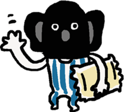 Koala boy. sticker #7378840