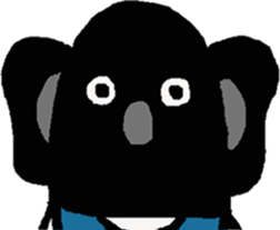 Koala boy. sticker #7378851