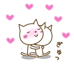 Cats in love sticker #7378911