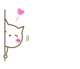 Cats in love sticker #7378920