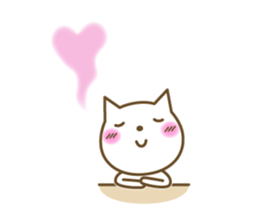 Cats in love sticker #7378924