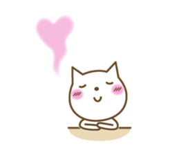 Cats in love sticker #7378924