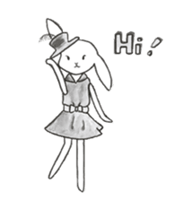 Miss She and the T-rex sticker #7378977