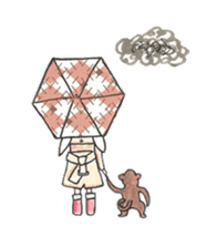 Miss She and the T-rex sticker #7378986