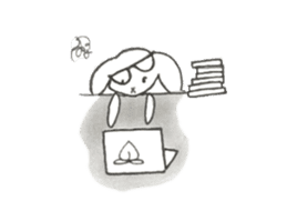 Miss She and the T-rex sticker #7379001