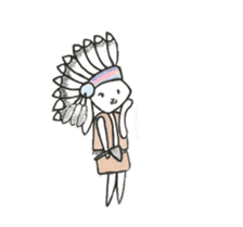 Miss She and the T-rex sticker #7379007