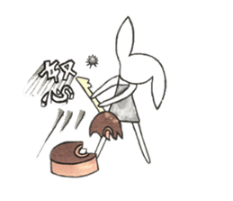 Miss She and the T-rex sticker #7379009