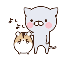 Nya-kichi, and Hamuzo(cheer up ver.) sticker #7380214