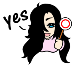 Bala girl sticker #7380668