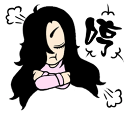 Bala girl sticker #7380683