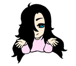 Bala girl sticker #7380685