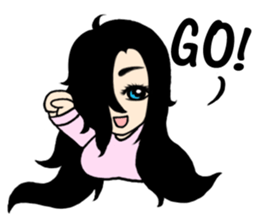 Bala girl sticker #7380689