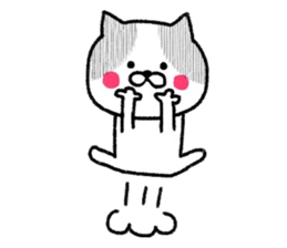 A dappled cat sticker #7380741