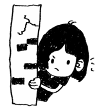 wacky girl in black sticker #7380962