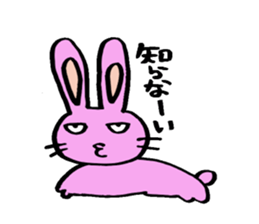 kimokawa rabbit sticker #7380980
