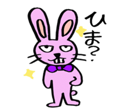 kimokawa rabbit sticker #7380996