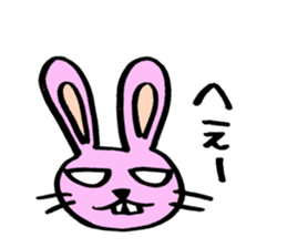 kimokawa rabbit sticker #7380998