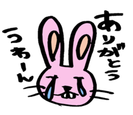kimokawa rabbit sticker #7381000