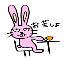 kimokawa rabbit sticker #7381001