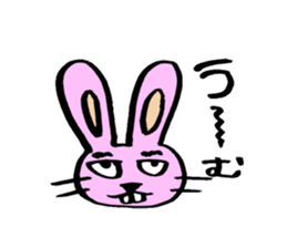 kimokawa rabbit sticker #7381008