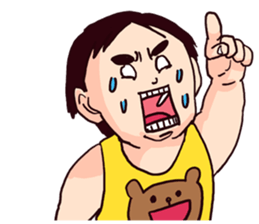 strange faces in the world sticker #7381022