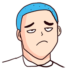 strange faces in the world sticker #7381035