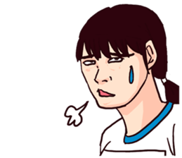 strange faces in the world sticker #7381036