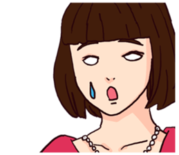 strange faces in the world sticker #7381041