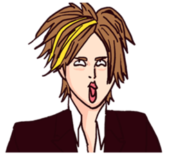 strange faces in the world sticker #7381047