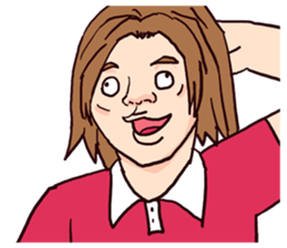 strange faces in the world sticker #7381048