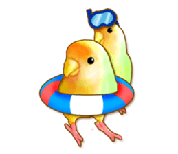 Real bird sticker2 sticker #7381217