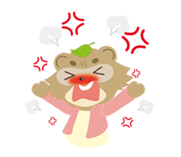 Speak the Tokushima dialect Raccoon sticker #7381560